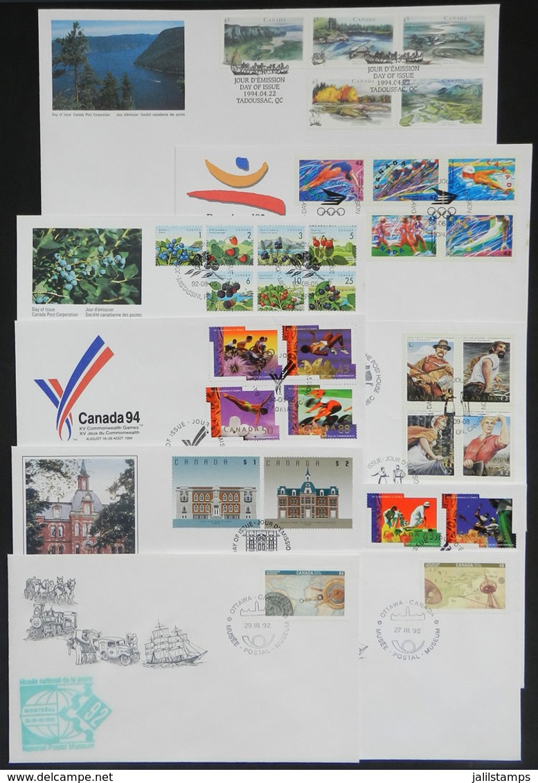 CANADA: 13 Modern FDC Covers, Very Thematic, VF Quality - Sonstige & Ohne Zuordnung