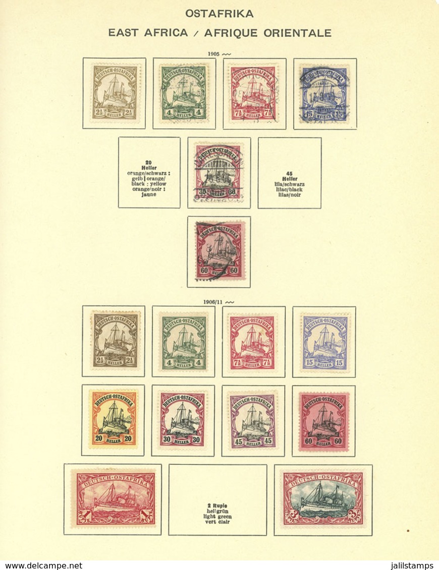 GERMAN COLONIES: Collection On Album Pages Of Used Or Mint Stamps, It Includes Several Good Values, The General Quality  - Altri & Non Classificati