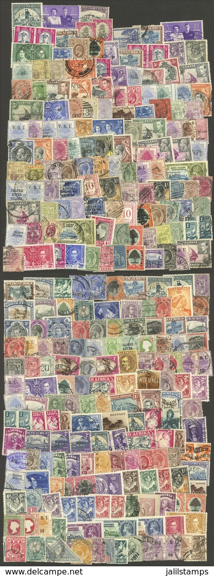 BRITISH COLONIES: Envelope Containing Good Number Of Stamps, Most Used (the Expert Will Surely Find Rare Cancels), Some  - Altri & Non Classificati