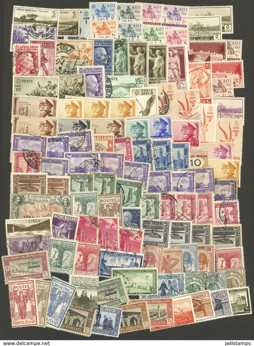 ITALIAN COLONIES: Envelope Containing HUNDREDS Of Very Attractive Stamps, Most Of Fine Quality. The Catalog Value Is Sur - Autres & Non Classés