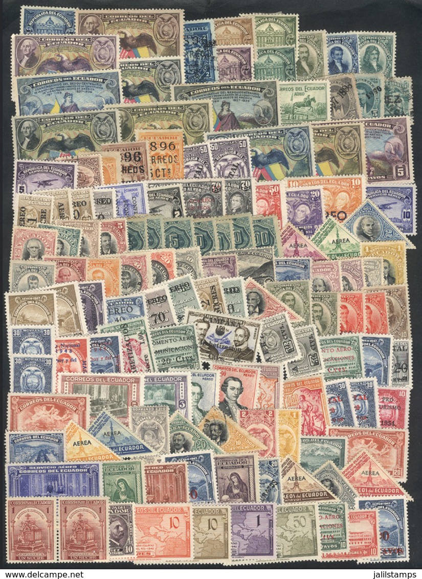 ECUADOR: Interesting Lot Of Used And Mint Stamps (some Can Be Without Gum), Fine General Quality (some May Have Minor De - Ecuador
