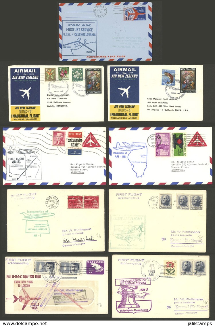 UNITED STATES: Box With About 400/500 Covers (probably More, They Have Not Been Counted) Of The Years 1965 And 1966, All - Autres & Non Classés