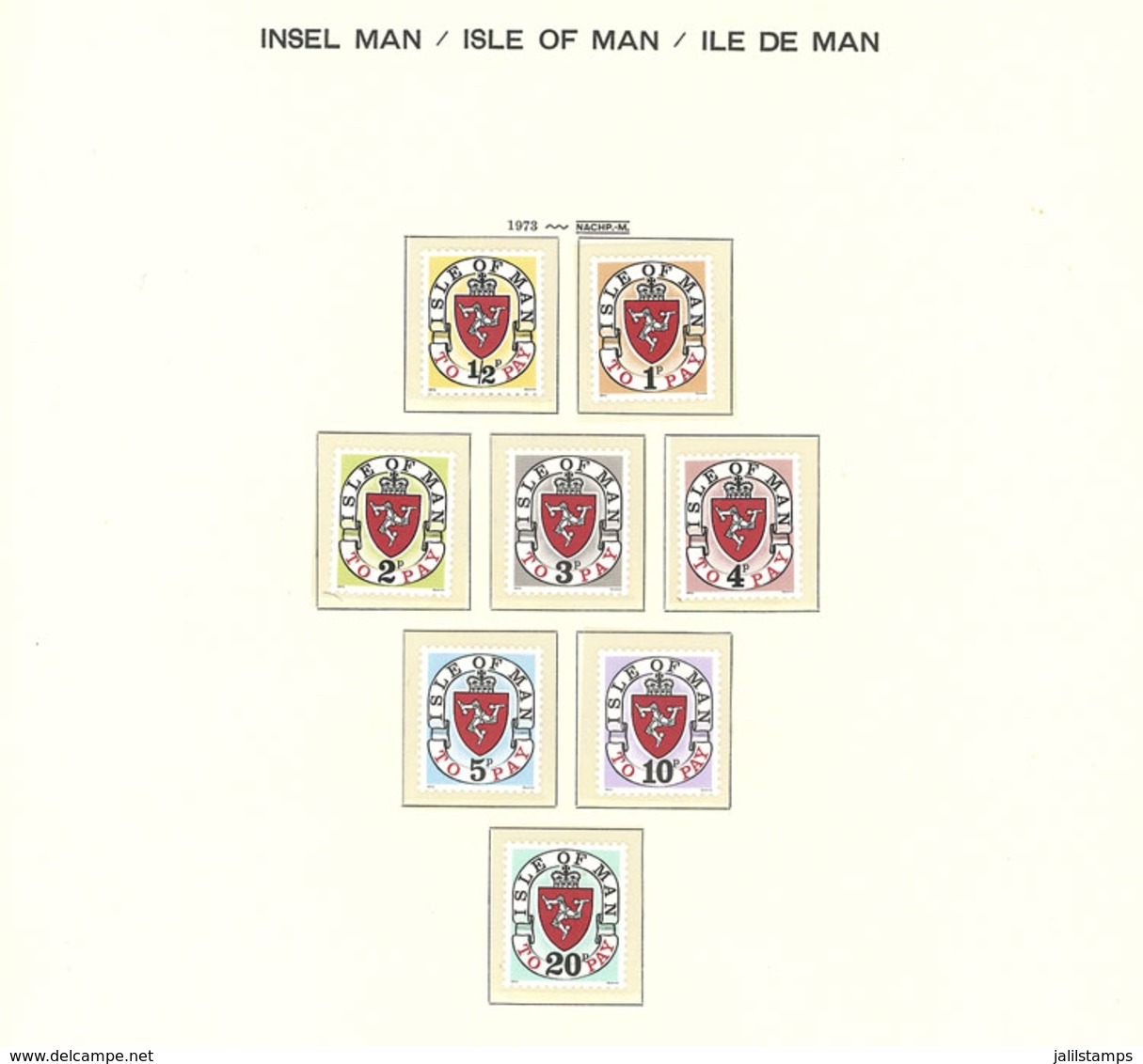 GREAT BRITAIN - ISLE OF MAN: Very Advanced Collection On Schaubek Album Pages, Fairly Complete Up To 1992, MNH Stamps, V - Sonstige & Ohne Zuordnung