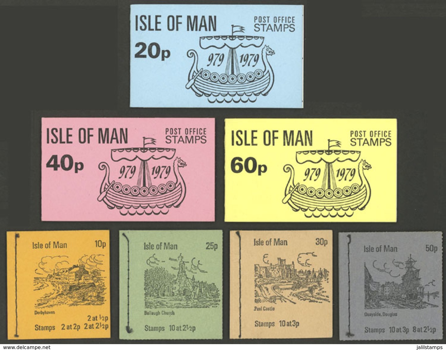 GREAT BRITAIN - ISLE OF MAN: Lot Of BOOKLETS, All Complete, MNH And Of Excellent Quality! - Autres & Non Classés