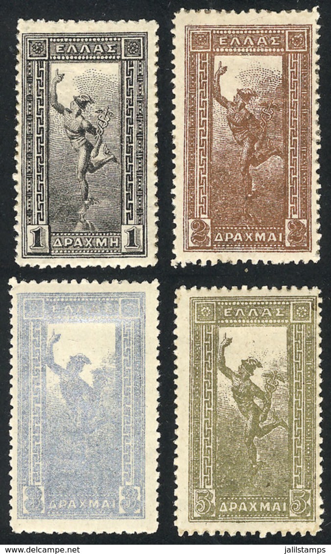 GREECE: Sc.175/178, 1901 Mercury, The 4 High Values Of The Set, Very Fine Quality! - Sonstige & Ohne Zuordnung