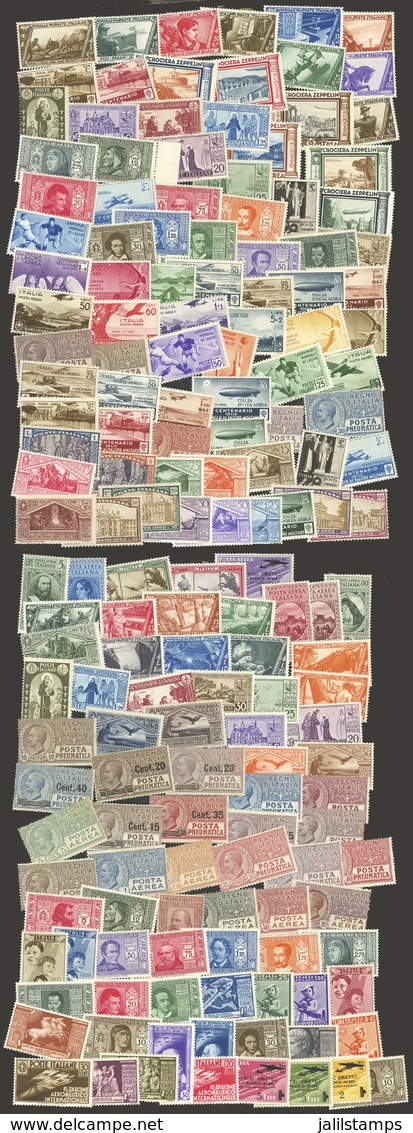 ITALY: Envelope Containing Large Amount Of Stamps (with Many Complete Sets) Mainly Of 1930s/40s, All Mint, Some Without  - Unclassified