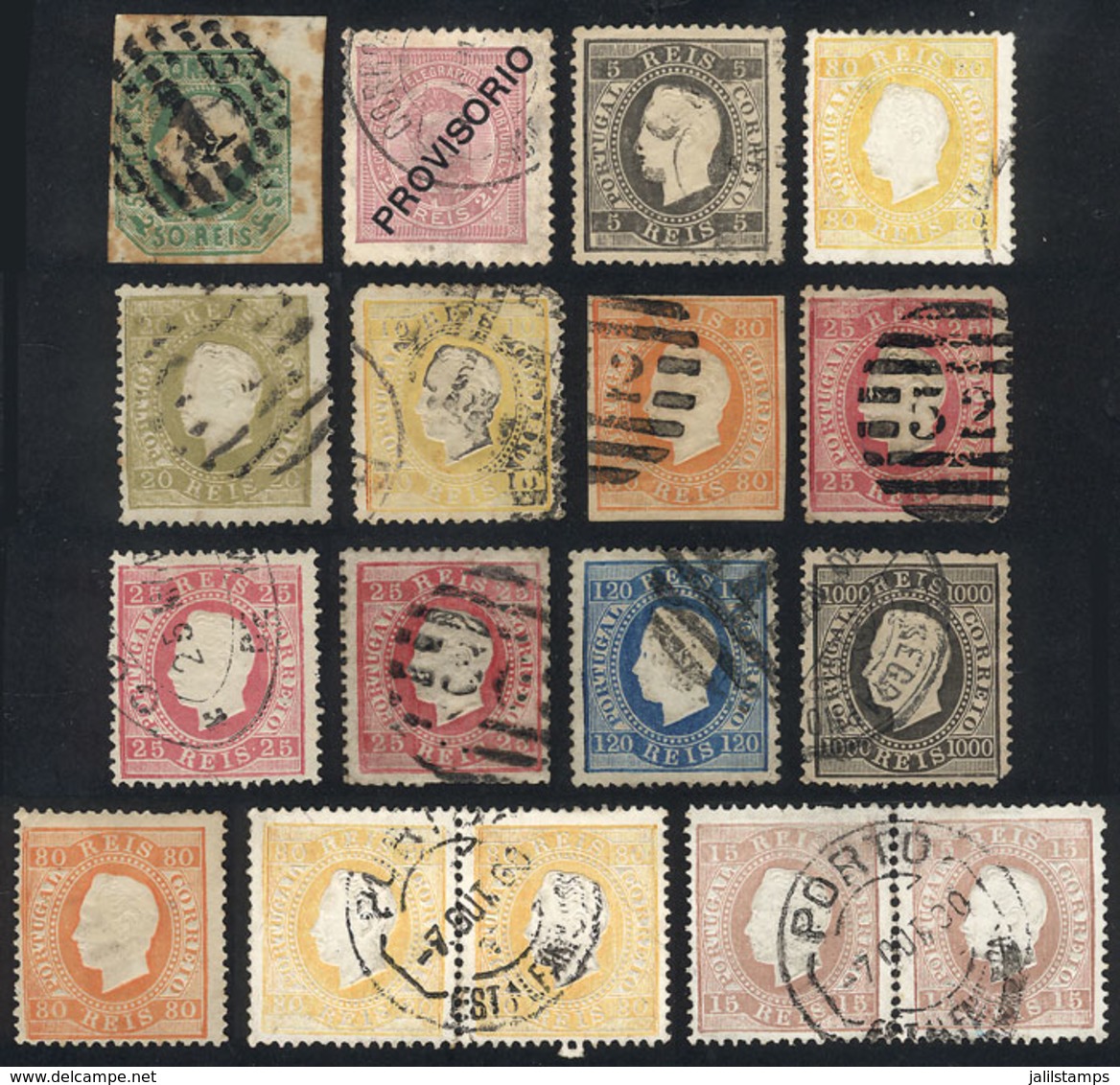 PORTUGAL: Very Interesting Lot Of Old Stamps, Most Of Fine To VF Quality, Some With Minor Defects. Scott Catalog Value O - Other & Unclassified