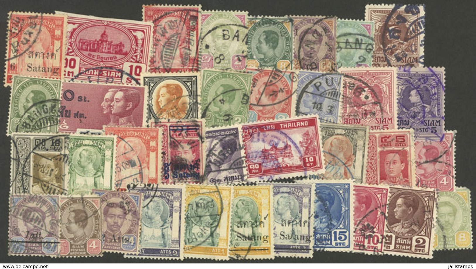 THAILAND: Envelope Containing Good Number Of Stamps, Most Used, Some Can Have Minor Faults But The General Quality Is Fi - Thailand