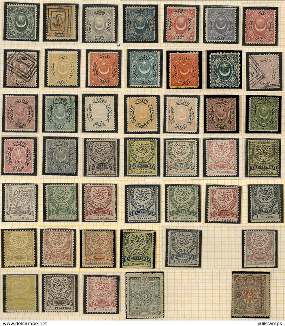 TURKEY: Small Very Old Collection On Album Pages, Very Fine General Quality! - Autres & Non Classés