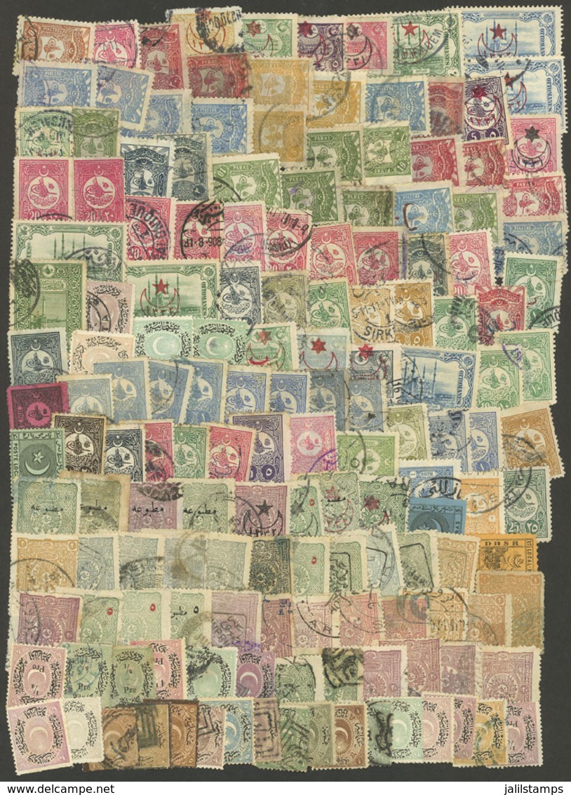 TURKEY: Envelope Containing Several Hundreds Used Or Mint (they Can Be Without Gum) Stamps, Fine General Quality. The Ex - Autres & Non Classés