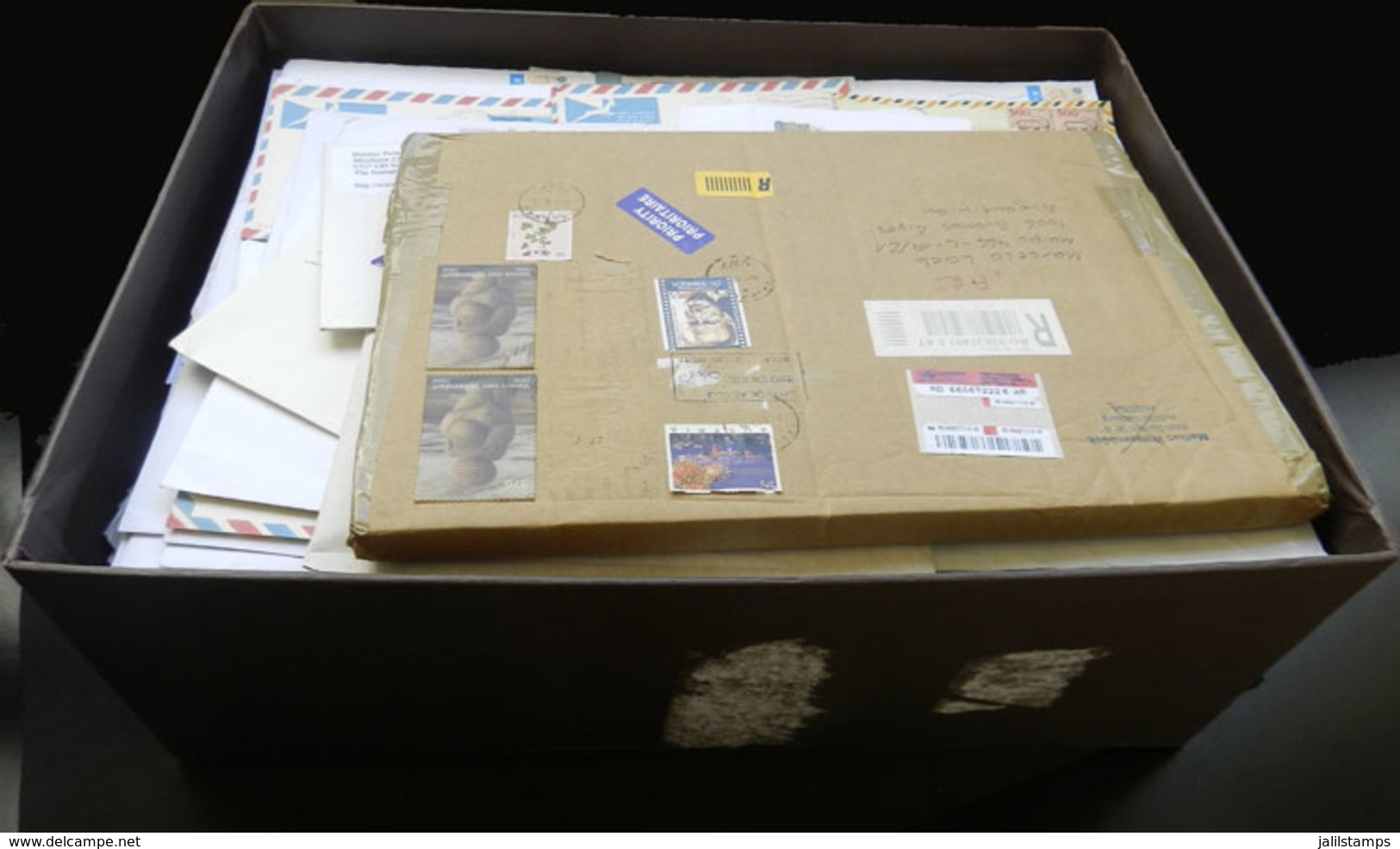 WORLDWIDE: Large Box Full Of Modern Covers Sent From Varied Countries To Argentina, Almost All Of Large Size, Several Hu - Other & Unclassified