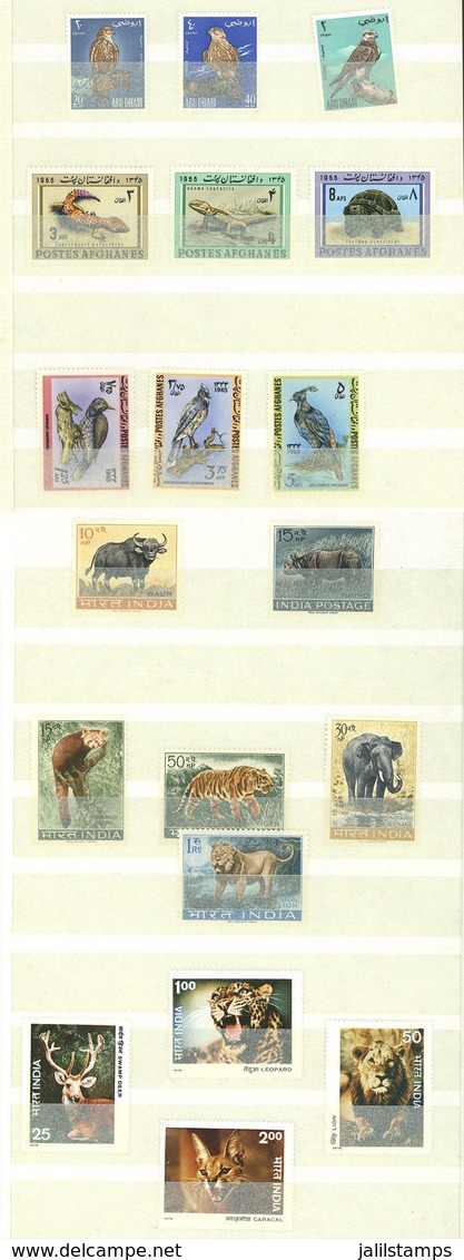 WORLDWIDE: ANIMALS, FAUNA: Lot Of Stamps And Souvenir Sheets Of Varied Countries, Mint Lightly Hinged Or MNH, Most Of Fi - Sonstige & Ohne Zuordnung