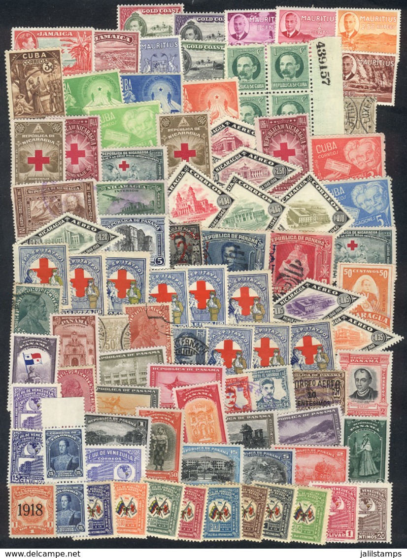WORLDWIDE: Very Interesting Lot Of Stamps And Sets From All Periods, Used (few) And Mint (most Unmounted, Perfect), Incl - Other & Unclassified