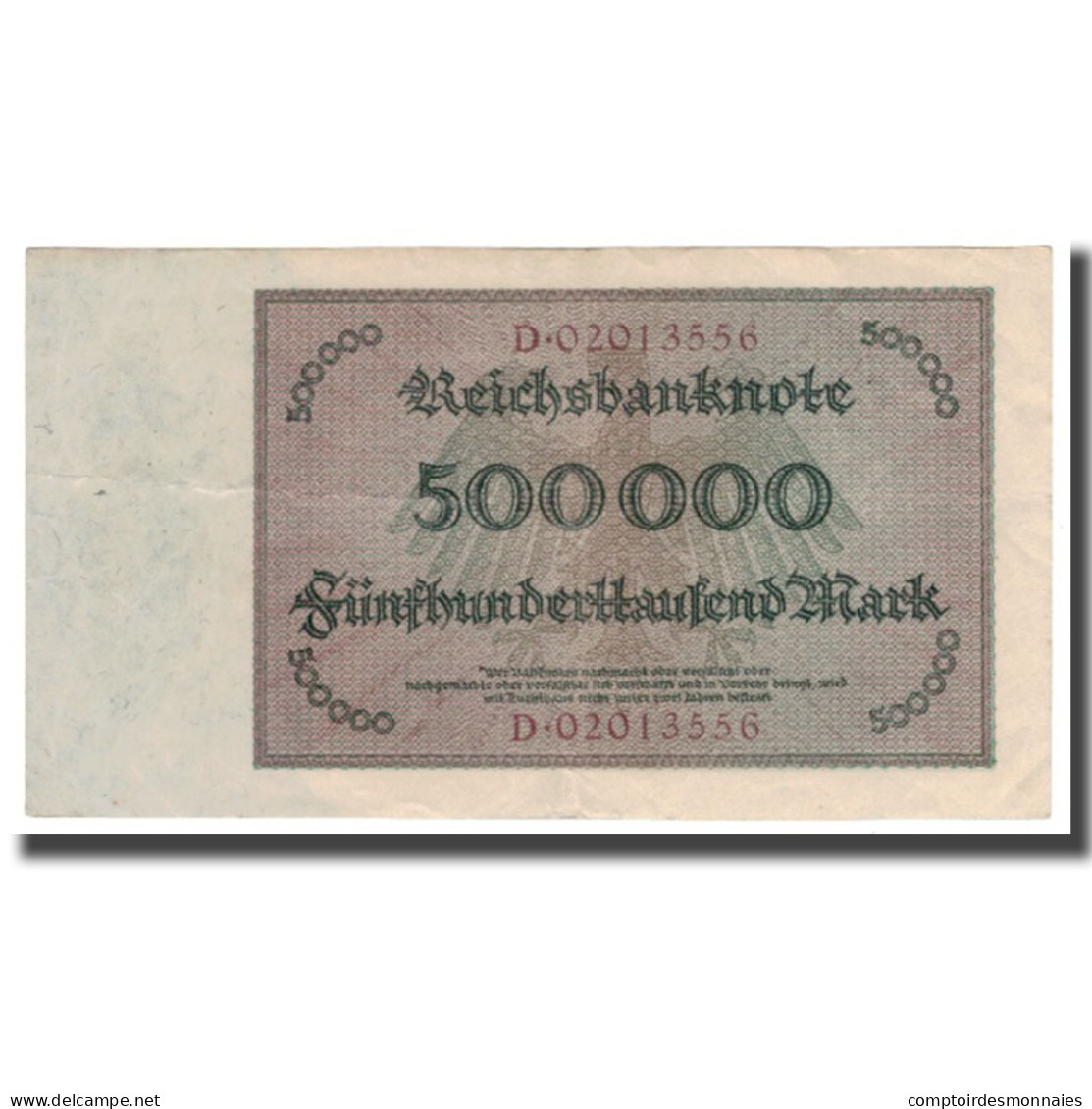 Billet, Allemagne, 500,000 Mark, 1923, 1923-05-01, KM:88a, SUP - 500.000 Mark