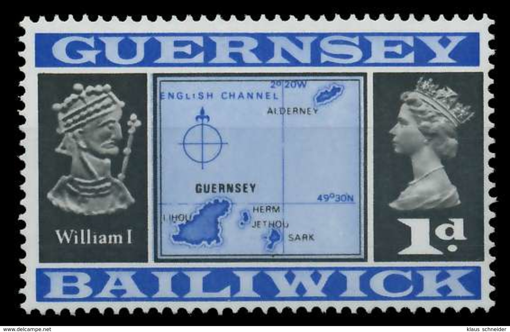 GUERNSEY 1969 Nr 9II Postfrisch X871322 - Guernsey