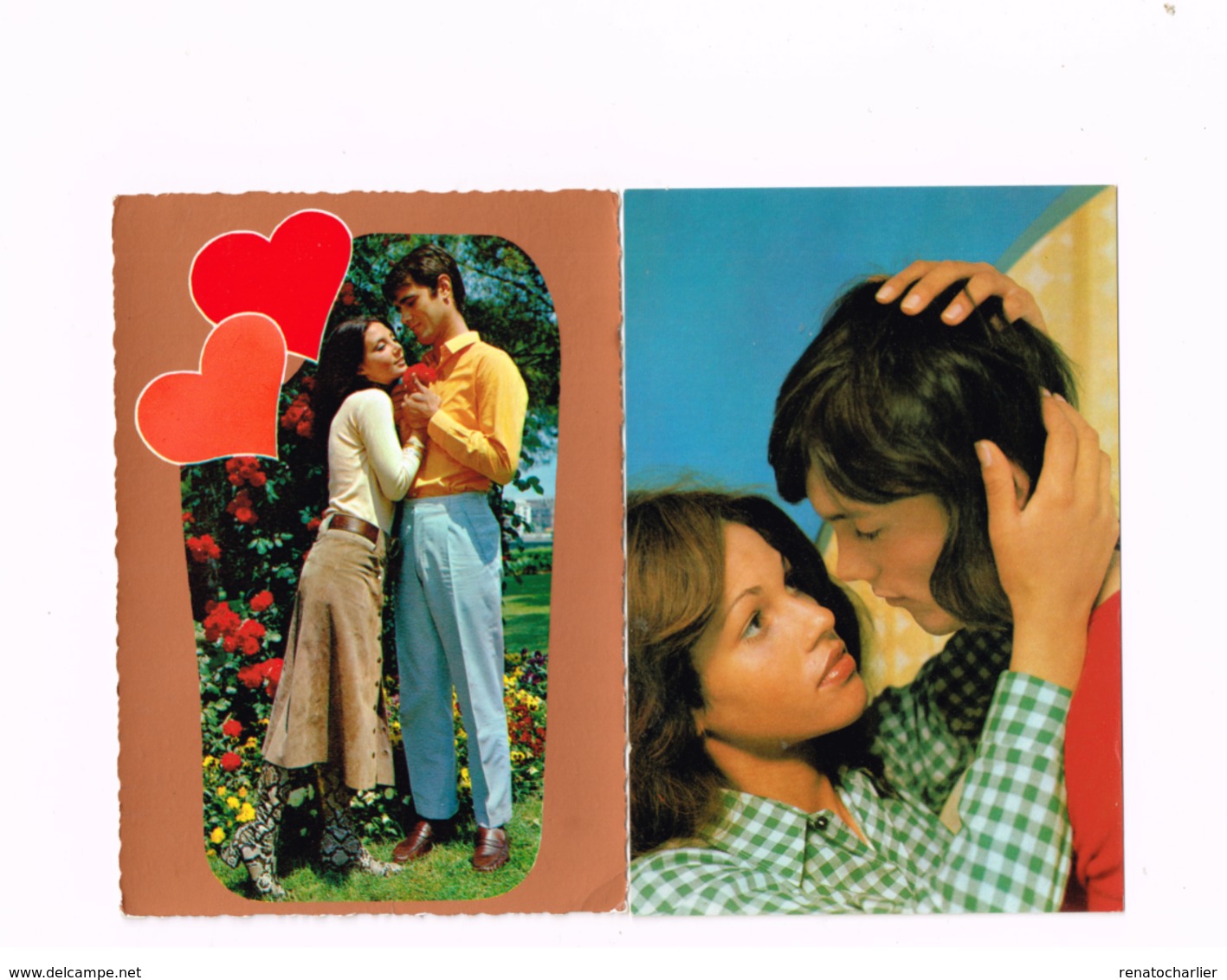 Lot De 8 Cartes.Couples. - Couples