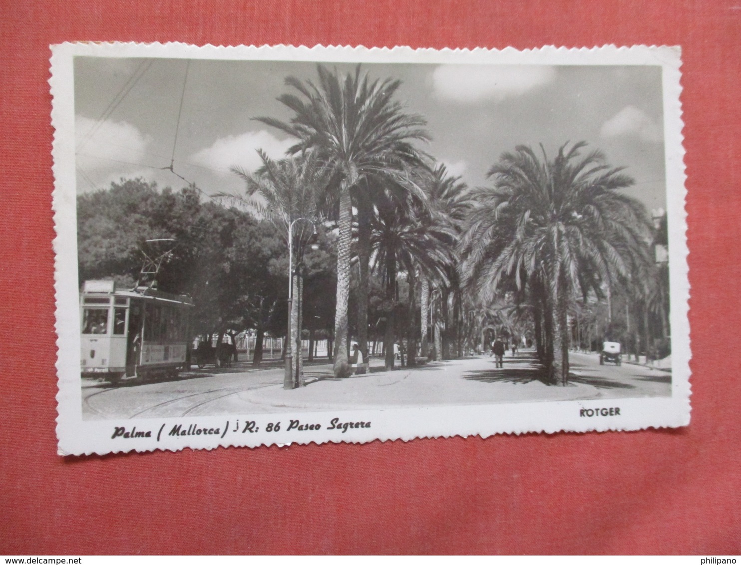 Spain > Islas Baleares > Mallorca Trolley     RPPC   Has Stamp & Cancel > Ref 3747 - Mallorca