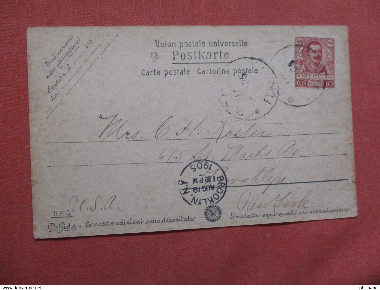 Italy > Lazio > Roma (Rome)   RPPC  Has Stamp & Cancel > Ref 3747 - Other & Unclassified