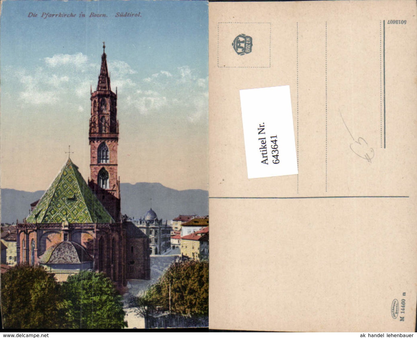 643641,Trentino Bozen Bolzano S&uuml;dtirol Kirche - Bolzano (Bozen)
