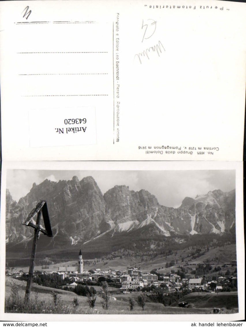 643620,Cortina D. Ampezzo Wegkreuz Kreuz Marterl - Sonstige & Ohne Zuordnung