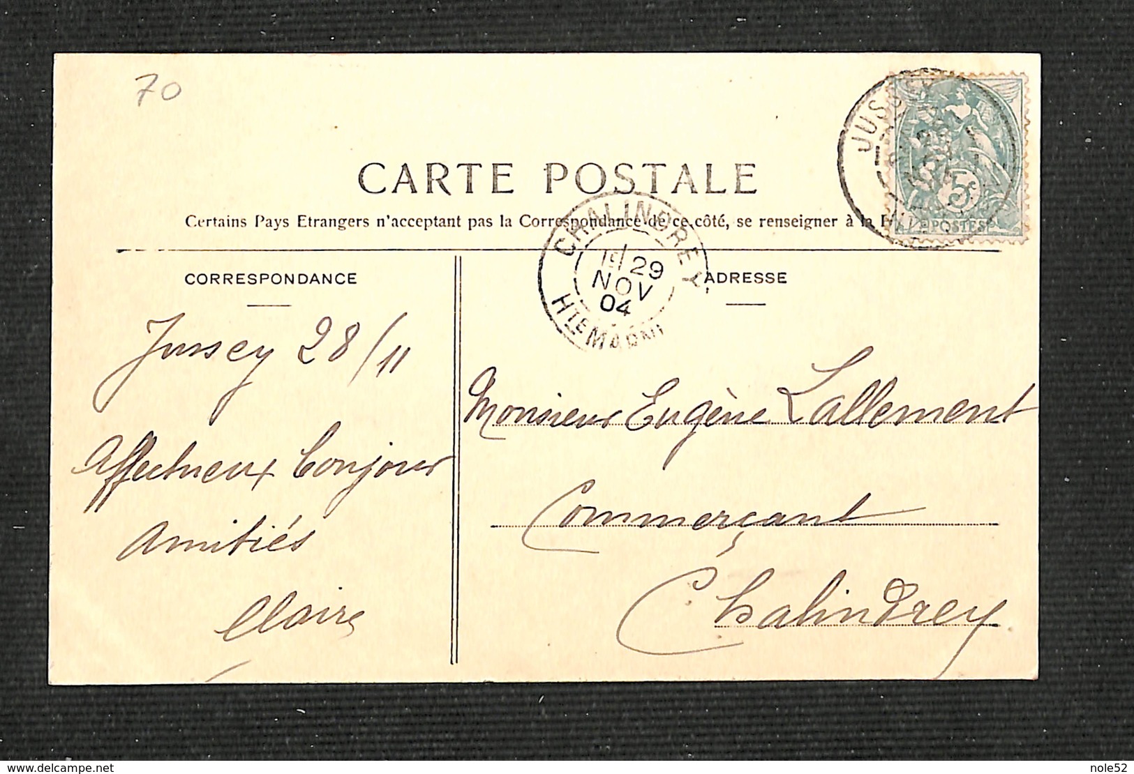 70 - JUSSEY - Rue Charles-Bontemps Et Maison Du Sénateur Bontemps - 1904 ,#70/003 - Other & Unclassified