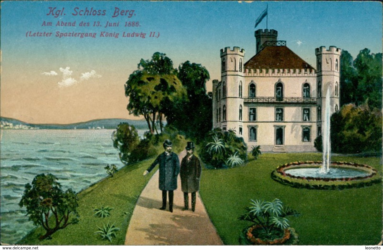 AK Kgl. Schloss Berg, König Ludwig II (32079) - Sonstige & Ohne Zuordnung