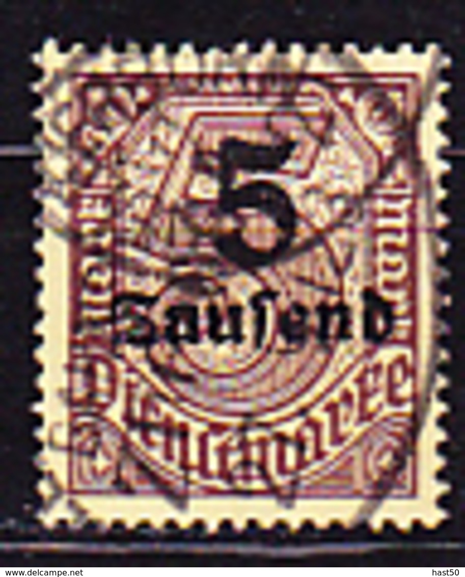 Deutsches Reich German Empire Empire Allemand - Dienstmarke/Service (Mi.Nr. 89) 1923 - Gest. Used Obl. - GEPRÜFT - Dienstzegels