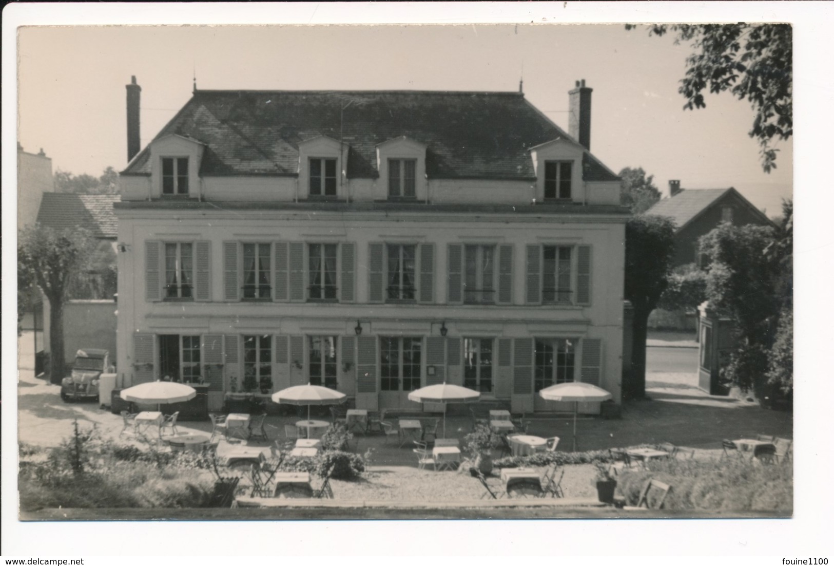 Carte De L' Auberge D' Auteuil Pontchartrain NEAUPHLE LE CHATEAU ( Format C.P.A ) - Neauphle Le Chateau