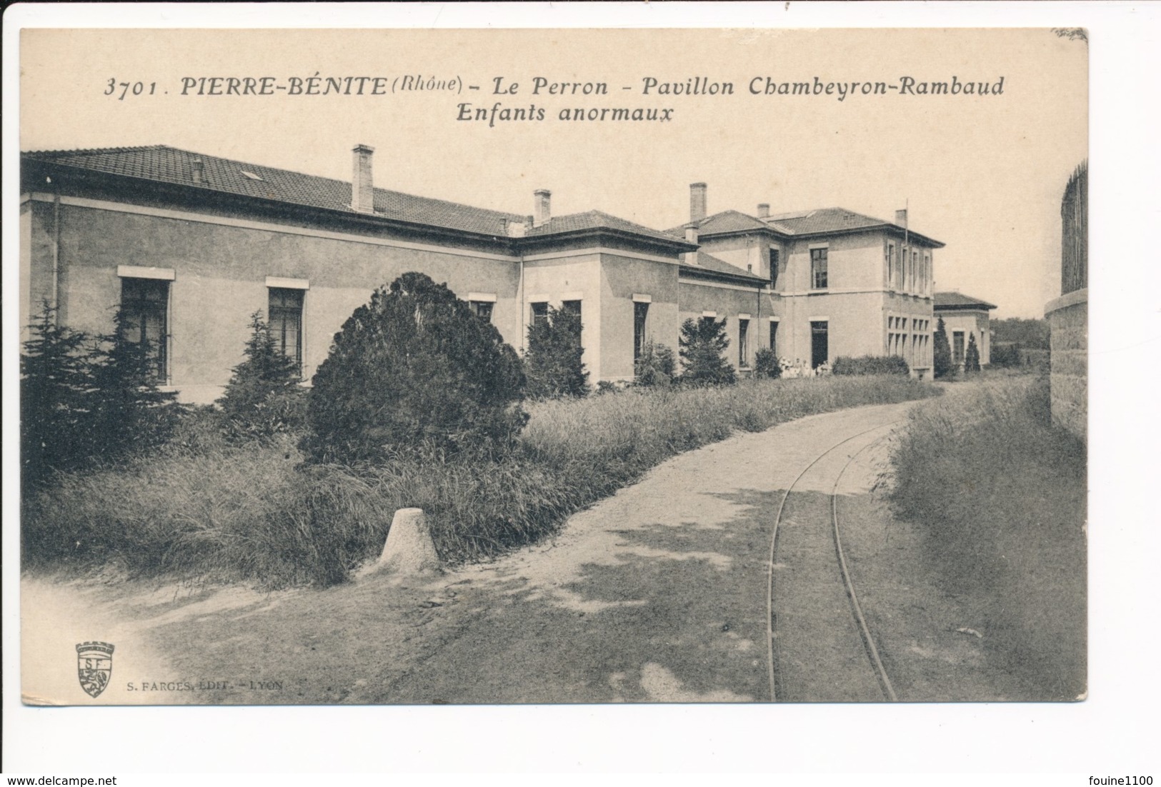 Carte De  Pierre Bénite Le  Perron - Pierre Benite