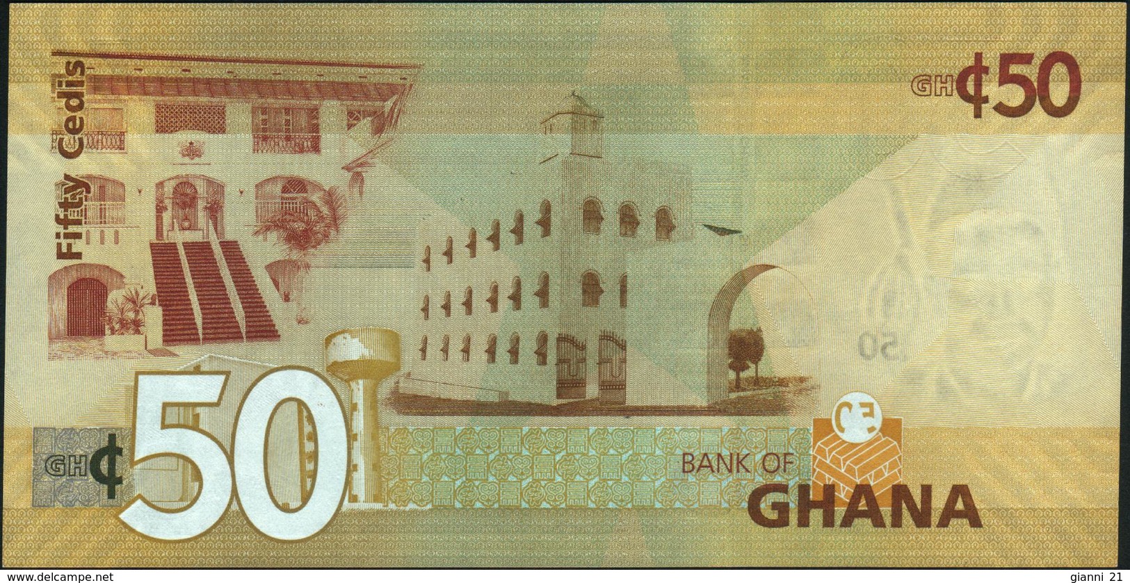 GHANA - 50 Cedis 01.07.2015 UNC P.42 C - Ghana