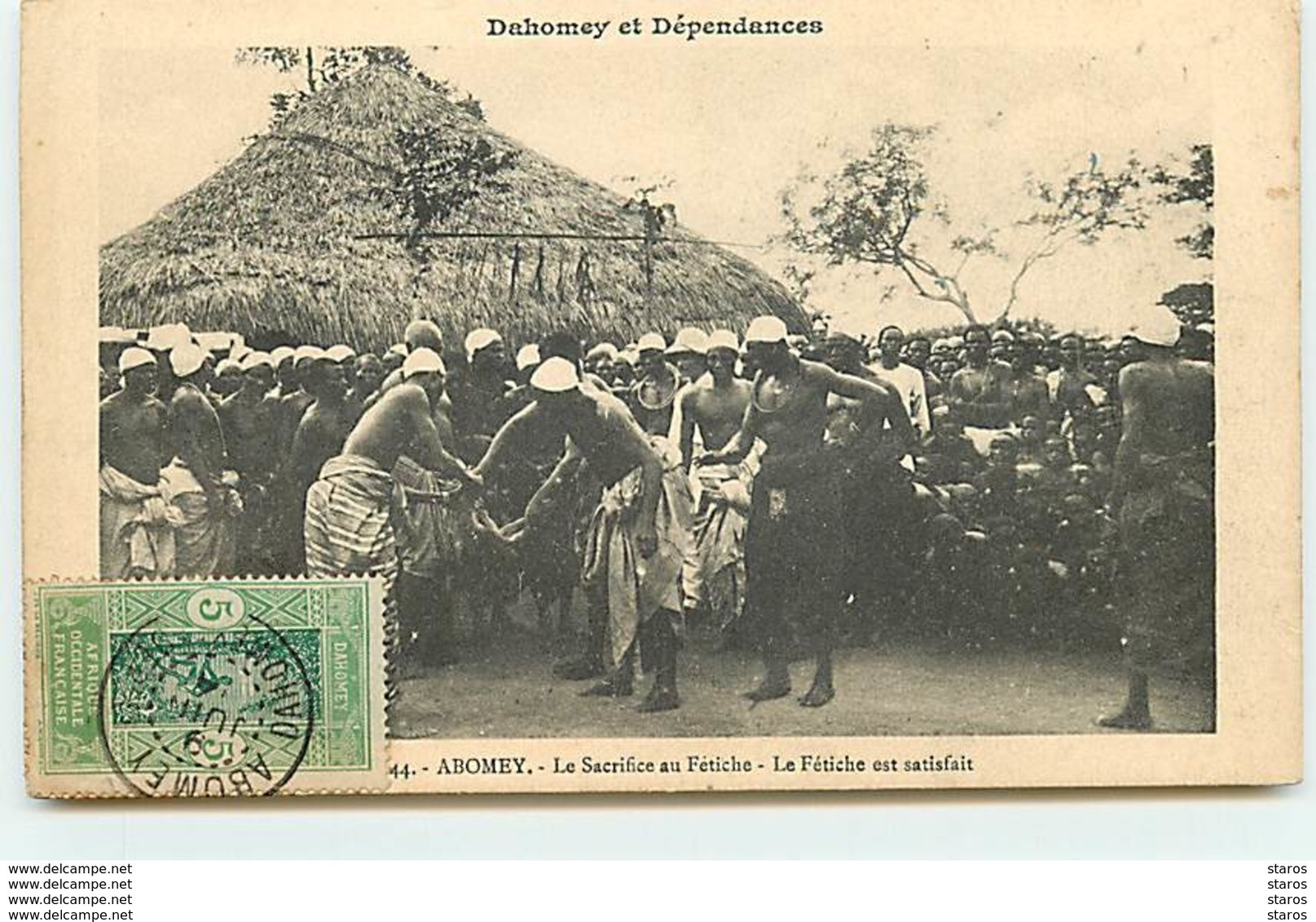 DAHOMEY Et Dépendances - ABOMEY - Le Sacrifice Au Fétiche - Le Fétiche Est Satisfait - Dahomey