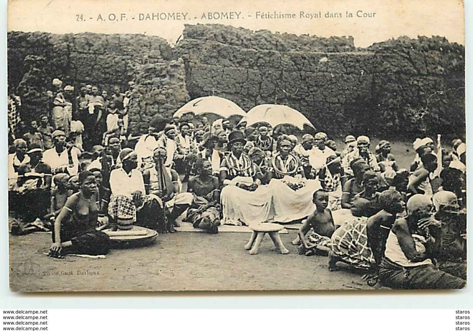 DAHOMEY - ABOMEY - Fétichisme Royal Dans La Cour - Dahomey