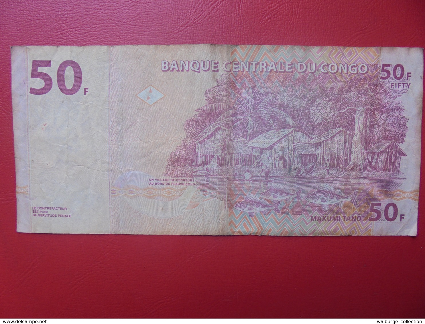 CONGO 50 FRANCS 2000 CIRCULER (B.9) - Demokratische Republik Kongo & Zaire