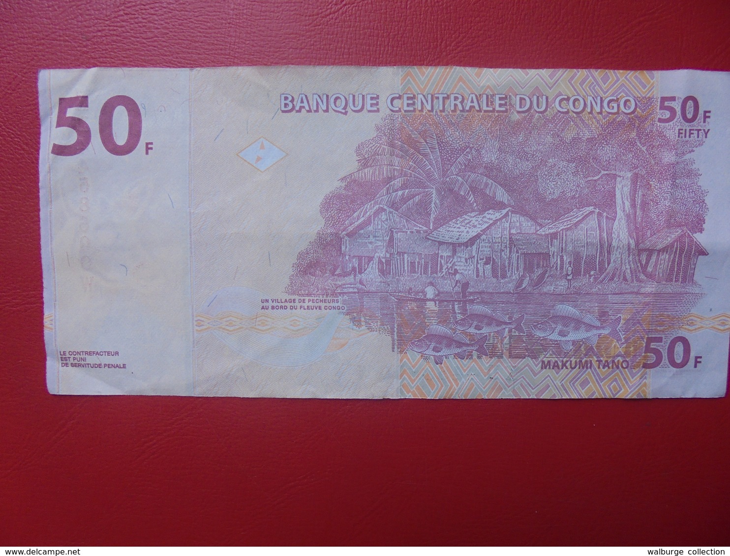 CONGO 50 FRANCS 2013 CIRCULER (B.9) - Repubblica Democratica Del Congo & Zaire