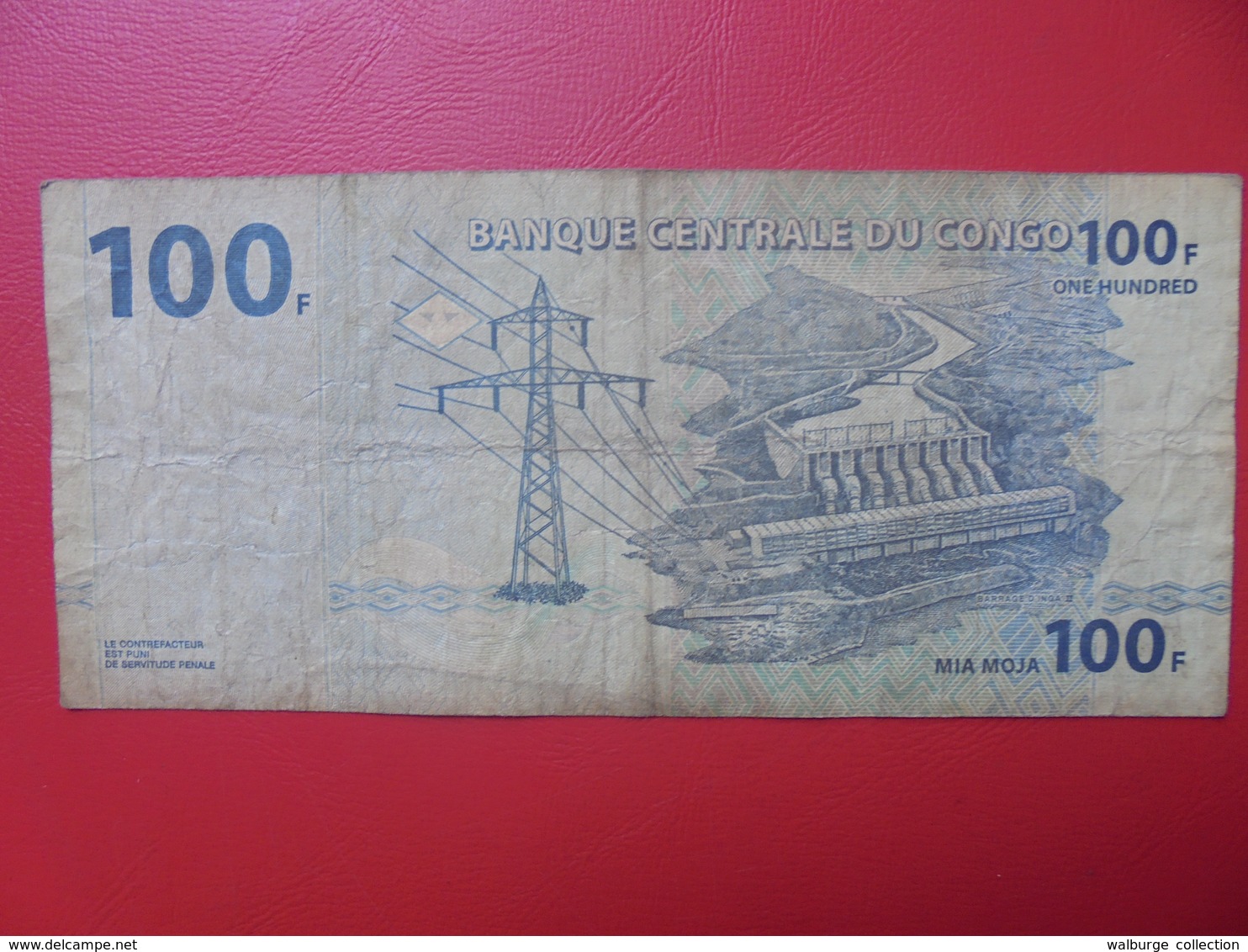 CONGO 100 FRANCS 2007 CIRCULER (B.9) - République Démocratique Du Congo & Zaïre