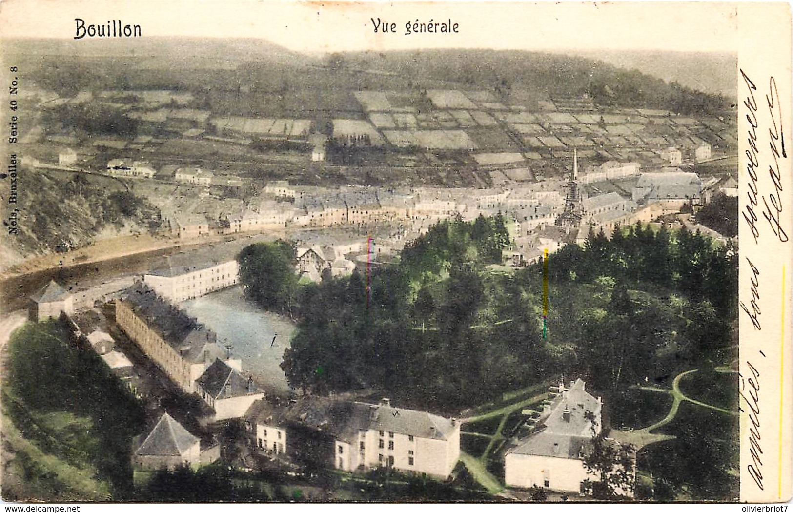 Belgique - Bouillon - Vue Générale - Nels Série 40 N° 8 - Couleurs - Bouillon