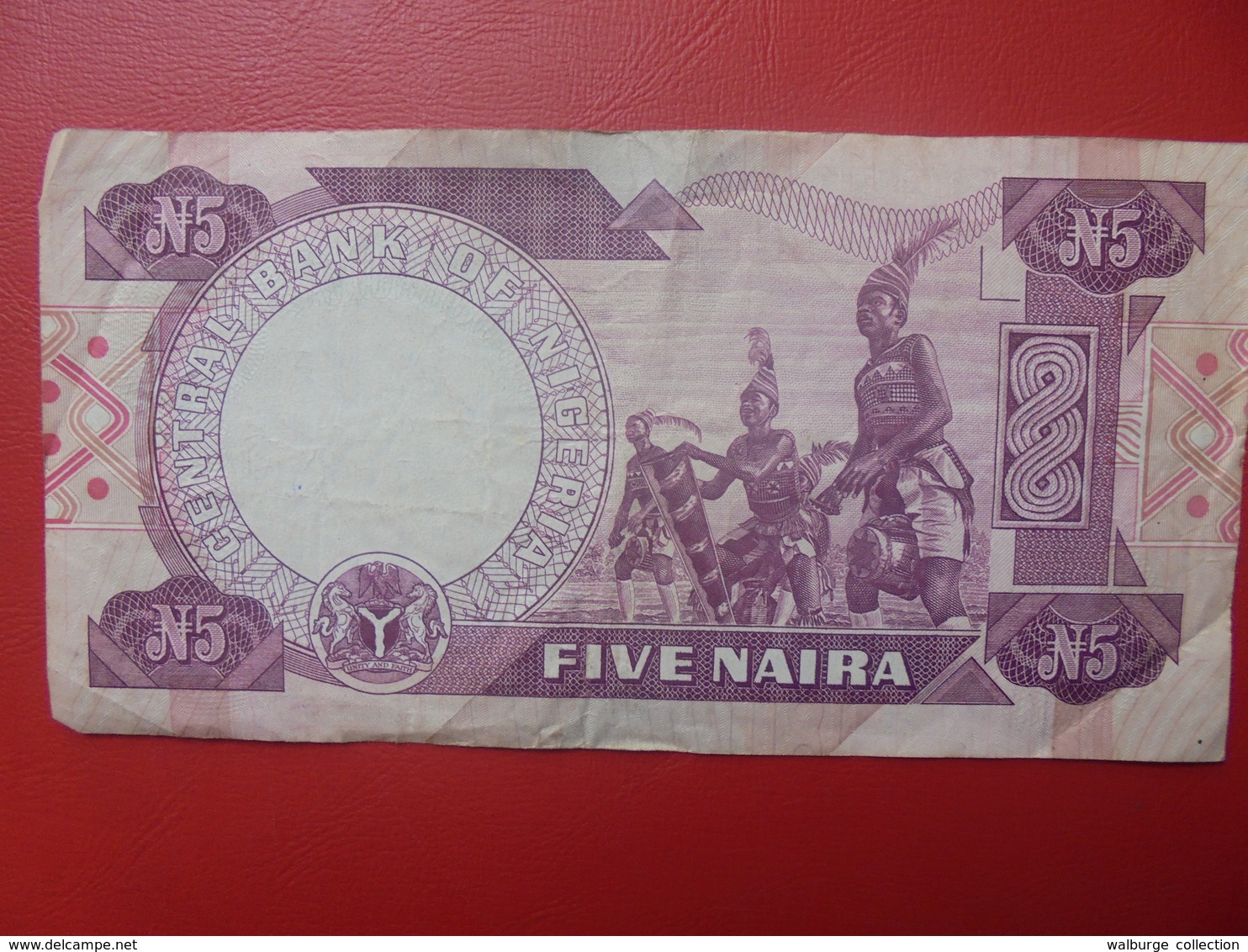 NIGERIA 5 NAIRA 2005 CIRCULER (B.9) - Nicaragua