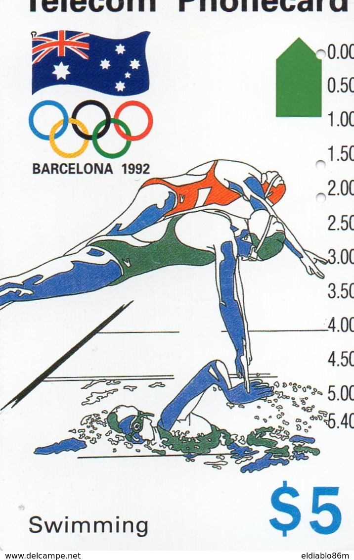 AUSTRALIA - ANRITSU -  OLYMPICS GAMES BARCELONA 1992 - SWIMMING - Australia