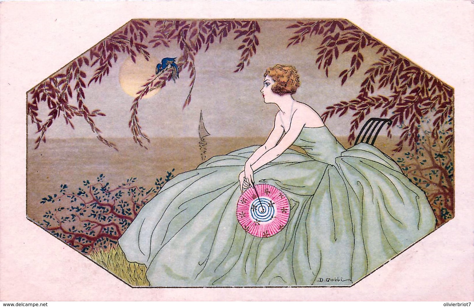 Fantaisie - Art Nouveau - Illustrateur D. GOBBI - Série 2478 - Autres & Non Classés