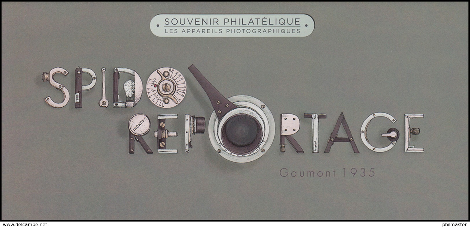 Block 279 Fotoapparate: Goumont-Kamera SPIDO REPORTAGE ** - In Faltkarte - Altri & Non Classificati