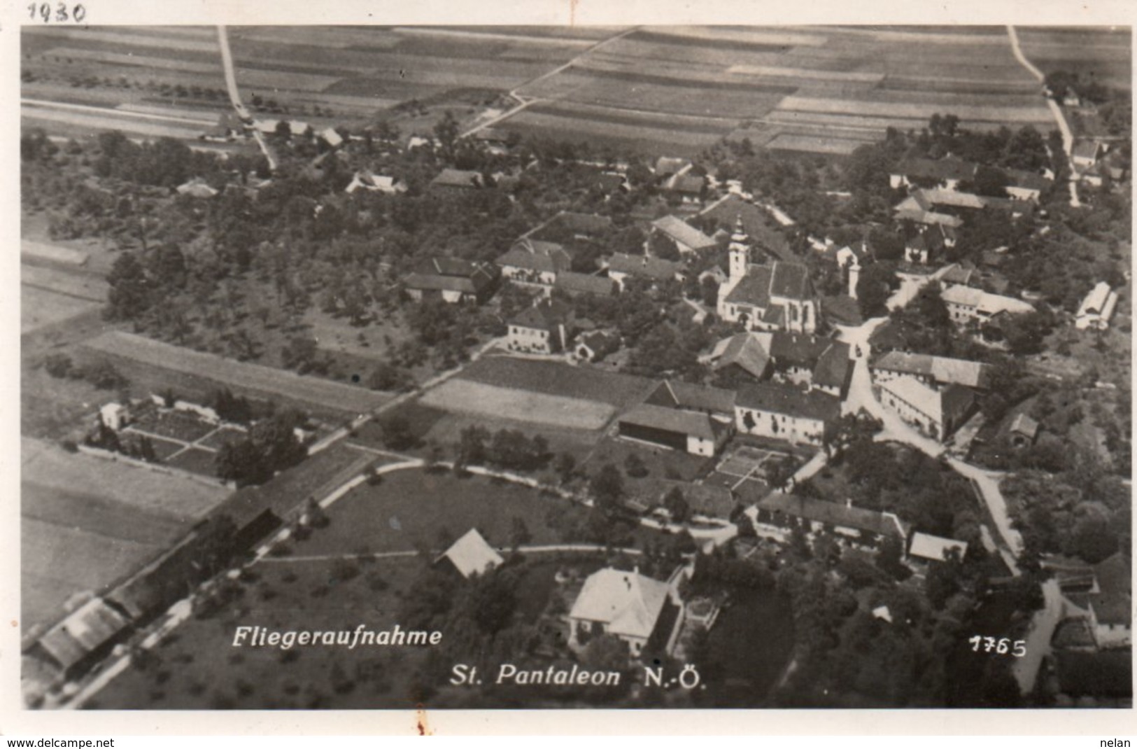 FLIEGERAUFNAHME-ST. PANTALEON-REAL PHOTO-1930 - Braunau