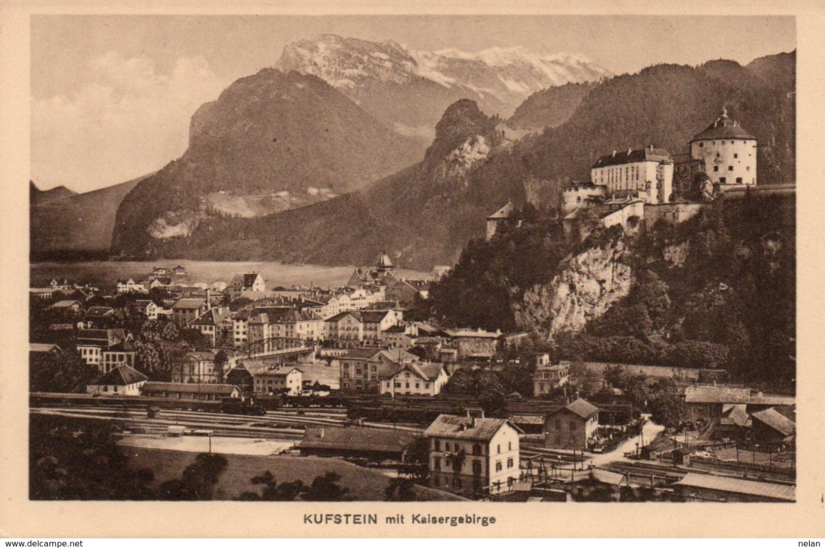 KUFSTEIN MIT KAISERGEBIRGE - Kufstein