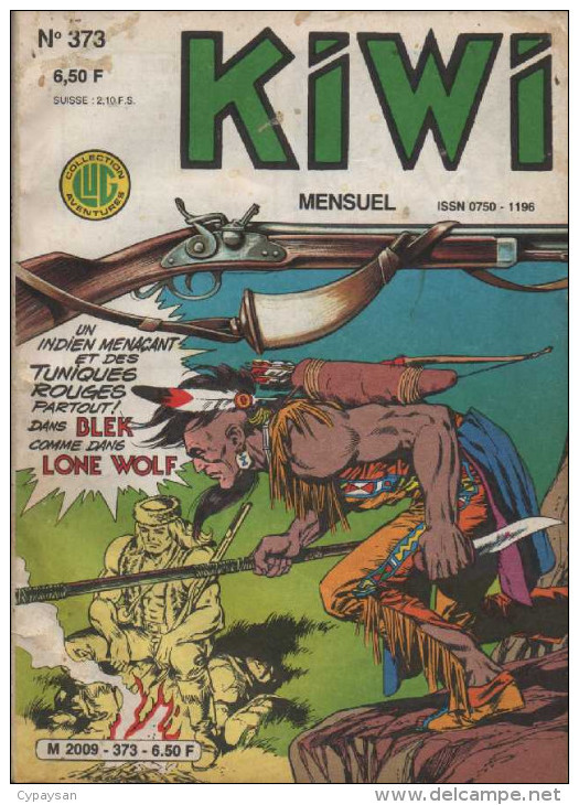 KIWI N° 373 BE LUG 05-1986 - Kiwi