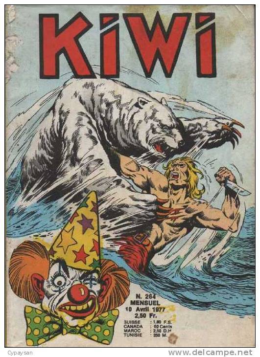 KIWI N° 264 BE LUG 04-1977 - Kiwi