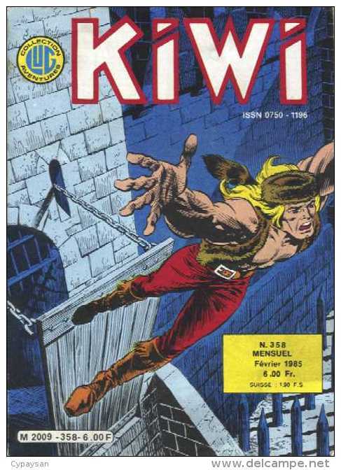 KIWI N° 358 BE LUG 02-1985 - Kiwi