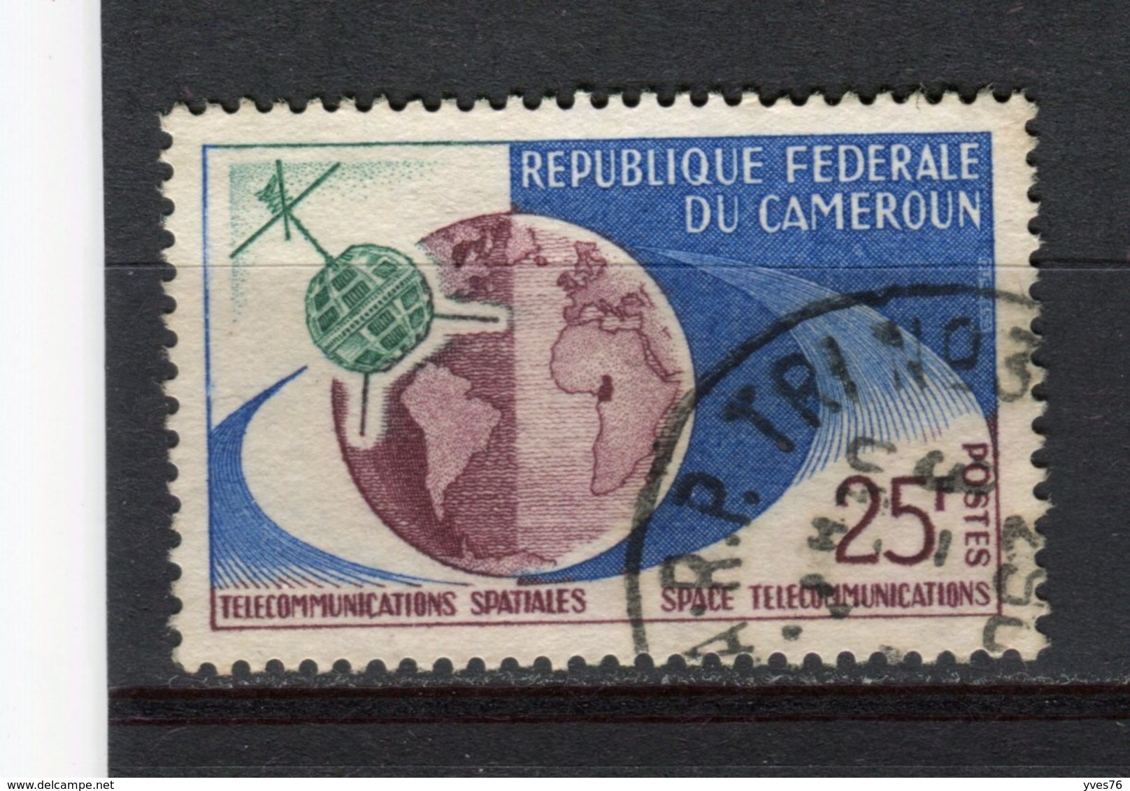 CAMEROUN - Y&T N° 364° - Télécommunications Spatiales - Cameroon (1960-...)