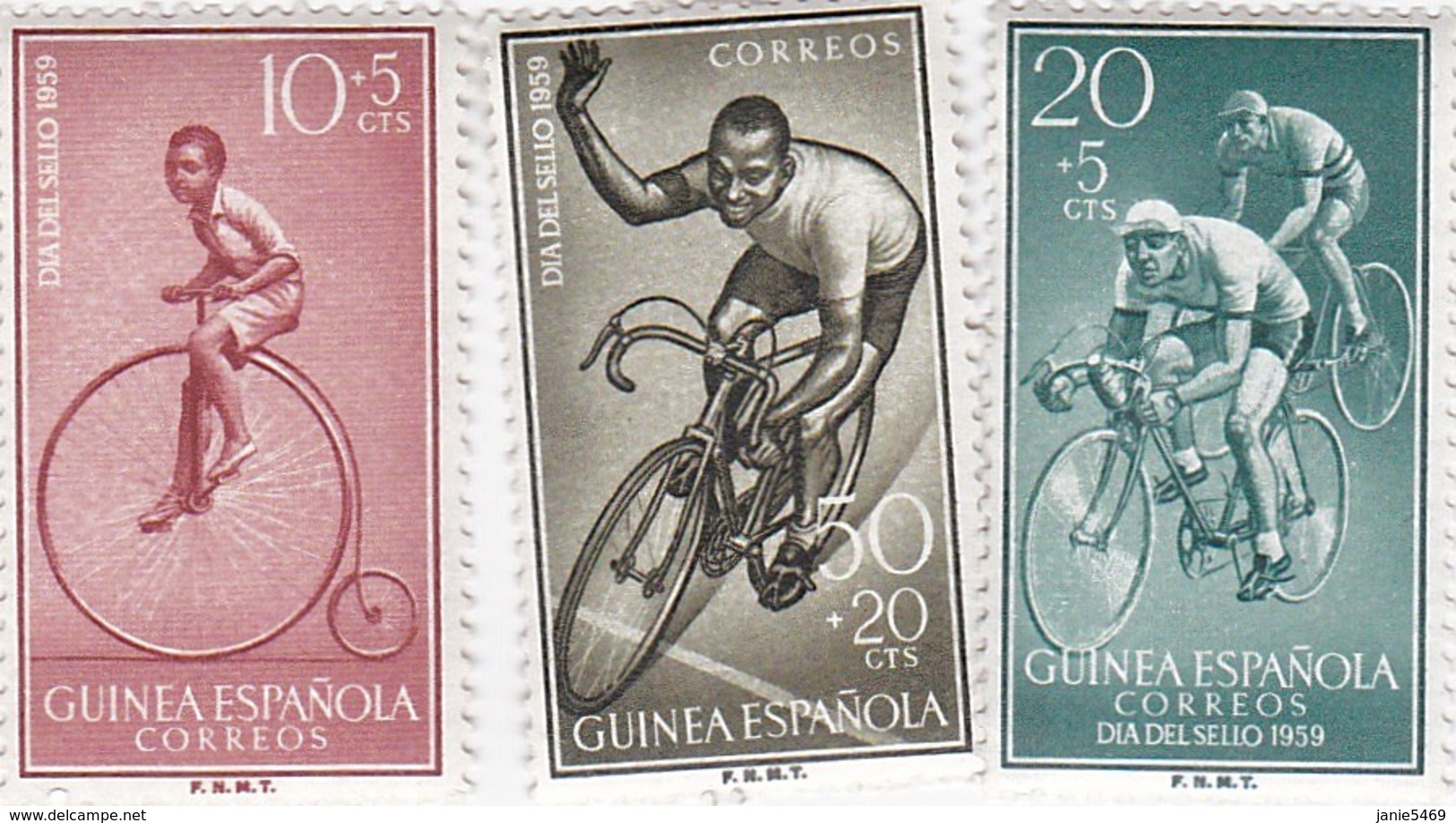 Spanish Guinea 1959 Stamp Day, Sports, Mint Never Hinged - Guinée Espagnole