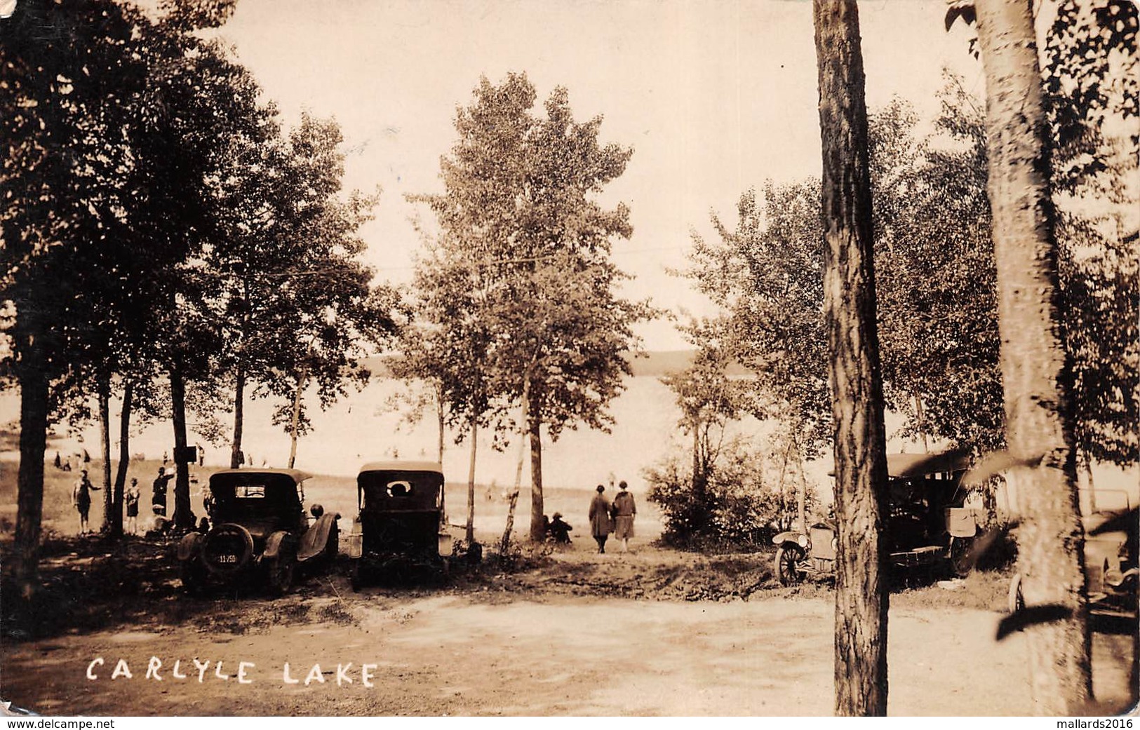 CARLYLE LAKE - AN EARLY REAL PHOTO POSTCARD #9E1 - Other & Unclassified