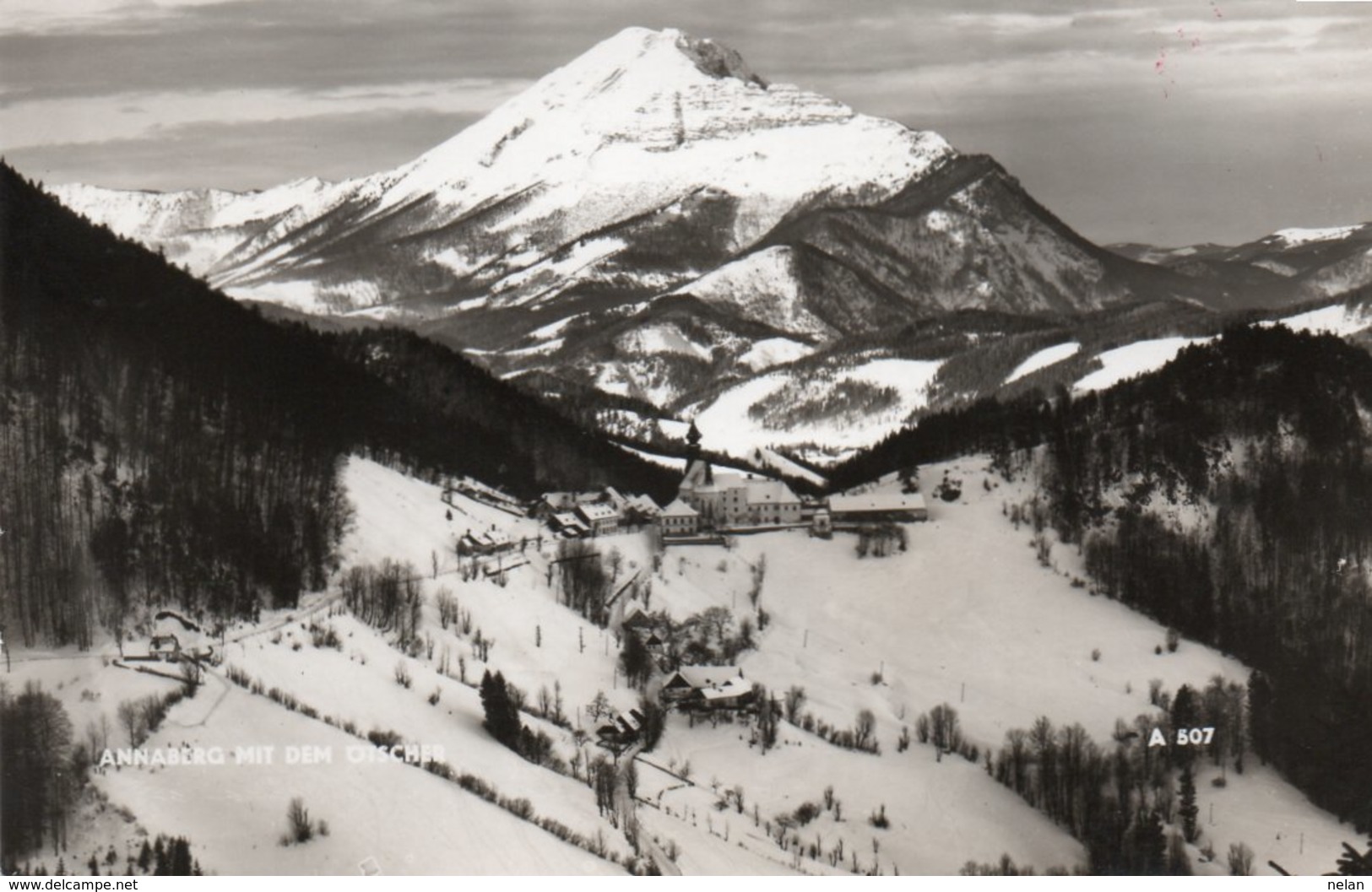 ANNABERG MIT DEM OTSCHER-REAL PHOTO-1960 - Lilienfeld