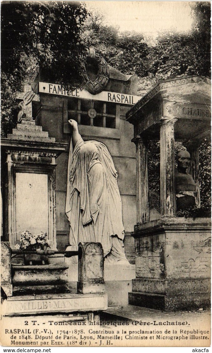 CPA PARIS 20e Cimetiere Du Pere-Lachaise (254701) - Statues